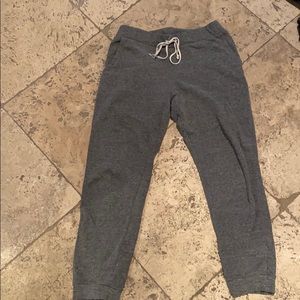 Grey sweatpants